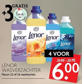 Aanbiedingen Lenor wasverzachter - Lenor - Geldig van 16/04/2017 tot 22/04/2017 bij Deka Markt