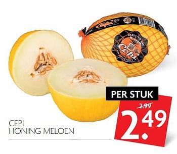 Aanbiedingen Cepi honing meloen - Huismerk - Deka Markt - Geldig van 16/04/2017 tot 22/04/2017 bij Deka Markt