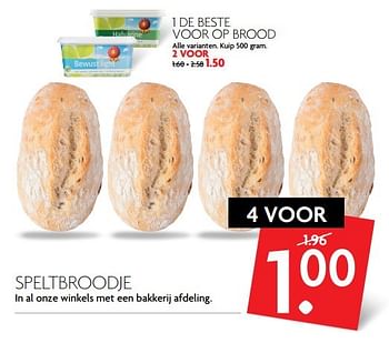 Aanbiedingen Speltbroodje - Huismerk - Deka Markt - Geldig van 16/04/2017 tot 22/04/2017 bij Deka Markt
