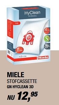 Aanbiedingen Miele stofcassette gn hyclean 3d - Miele - Geldig van 10/04/2017 tot 23/04/2017 bij Electro World