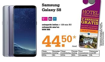 Aanbiedingen Samsung galaxy s8 - Samsung - Geldig van 14/04/2017 tot 30/04/2017 bij Telecombinatie
