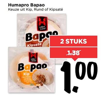 Aanbiedingen Humapro bapao - Humapro - Geldig van 16/04/2017 tot 22/04/2017 bij Vomar