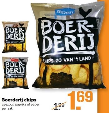 Aanbiedingen Boerderij chips - Boerderij Chips - Geldig van 17/04/2017 tot 23/04/2017 bij Coop