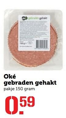 Aanbiedingen Oké gebraden gehakt - Oké - Geldig van 17/04/2017 tot 23/04/2017 bij Coop