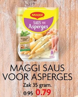 Aanbiedingen Maggi saus voor asperges - MAGGI - Geldig van 20/04/2017 tot 23/04/2017 bij Deka Markt