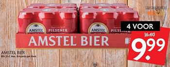 Aanbiedingen Amstel bier - Amstel - Geldig van 20/04/2017 tot 23/04/2017 bij Deka Markt