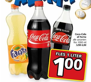 Aanbiedingen Coca-cola of fanta - The Coca Cola Company - Geldig van 18/04/2017 tot 23/04/2017 bij Jan Linders