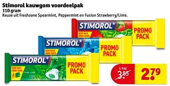 Aanbiedingen Stimorol kauwgom voordeelpak - Stimorol - Geldig van 18/04/2017 tot 23/04/2017 bij Kruidvat