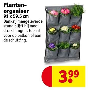Aanbiedingen Plantenorganiser - Huismerk - Kruidvat - Geldig van 18/04/2017 tot 23/04/2017 bij Kruidvat