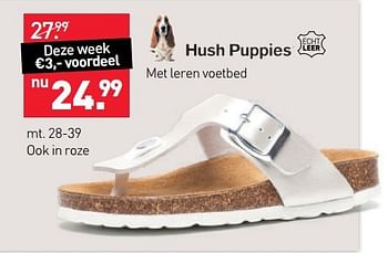 Aanbiedingen Schoenen - Hush Puppies - Geldig van 10/04/2017 tot 23/04/2017 bij Scapino