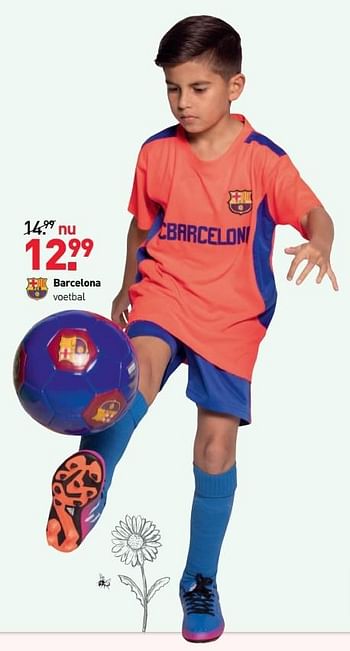 Aanbiedingen Barcelona voetbal - Huismerk - Scapino - Geldig van 10/04/2017 tot 23/04/2017 bij Scapino