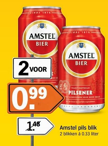 Aanbiedingen Amstel pils blik - Amstel - Geldig van 18/04/2017 tot 23/04/2017 bij Albert Heijn