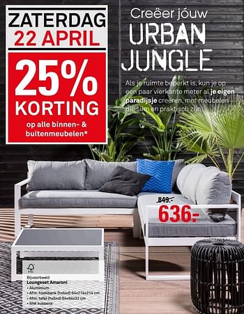Aanbiedingen Loungeset amaroni - Huismerk Karwei - Geldig van 18/04/2017 tot 23/04/2017 bij Karwei