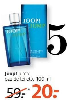 Aanbiedingen Joop! jump eau de toilette - Joop! - Geldig van 10/04/2017 tot 23/04/2017 bij Etos