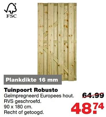 Aanbiedingen Tuinpoort robusto - Huismerk - Praxis - Geldig van 18/04/2017 tot 23/04/2017 bij Praxis