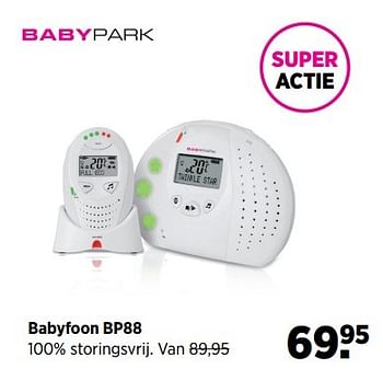 Aanbiedingen Babyfoon bp88 - Huismerk - Babypark - Geldig van 23/03/2017 tot 24/04/2017 bij Babypark