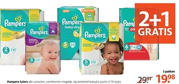 Aanbiedingen Babydry pants xl - Pampers - Geldig van 17/04/2017 tot 23/04/2017 bij Etos