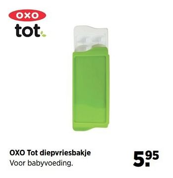 Aanbiedingen Oxo tot diepvriesbakje - Oxo - Geldig van 23/03/2017 tot 24/04/2017 bij Babypark