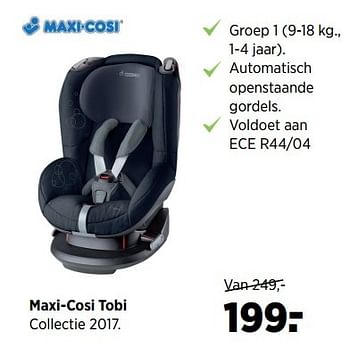 Aanbiedingen Maxi-cosi tobi - Maxi-cosi - Geldig van 23/03/2017 tot 24/04/2017 bij Babypark