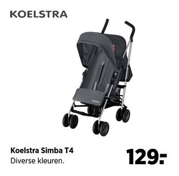 Aanbiedingen Koelstra simba t4 - Koelstra - Geldig van 23/03/2017 tot 24/04/2017 bij Babypark