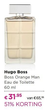 Aanbiedingen Hugo boss boss orange man eau de toilette - Hugo Boss - Geldig van 04/04/2017 tot 23/04/2017 bij Ici Paris XL