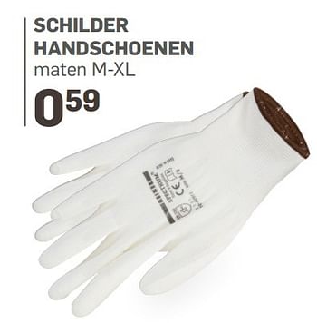 Aanbiedingen Schilder handschoenen - Huismerk - Action - Geldig van 05/04/2017 tot 30/04/2017 bij Action