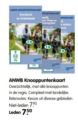 Aanbiedingen Anwb knooppuntenkaart - Huismerk - ANWB - Geldig van 10/04/2017 tot 23/04/2017 bij ANWB