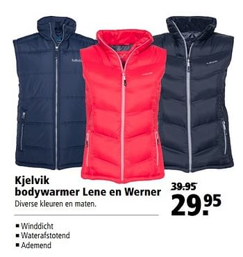 Aanbiedingen Kjelvik bodywarmer lene en werner - Kjelvik  - Geldig van 10/04/2017 tot 23/04/2017 bij Welkoop