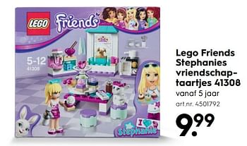 Aanbiedingen Lego friends stephanies vriendschaptaartjes - Lego - Geldig van 15/04/2017 tot 26/04/2017 bij Blokker