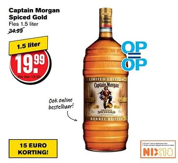 Aanbiedingen Captain morgan spiced gold - Captain Morgan - Geldig van 19/04/2017 tot 25/04/2017 bij Hoogvliet
