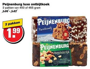 Aanbiedingen Peijnenburg luxe ontbijtkoek - Peijnenburg - Geldig van 19/04/2017 tot 25/04/2017 bij Hoogvliet