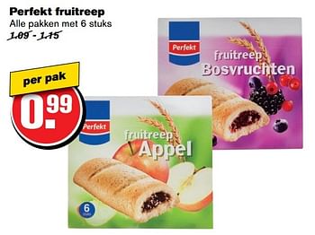 Aanbiedingen Perfekt fruitreep - Perfekt - Geldig van 19/04/2017 tot 25/04/2017 bij Hoogvliet