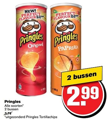Aanbiedingen Pringles - Pringles - Geldig van 19/04/2017 tot 25/04/2017 bij Hoogvliet