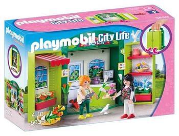 Aanbiedingen 5639 Speelbox Bloemenwinkel - Playmobil - Geldig van 22/04/2017 tot 07/05/2017 bij ToyChamp