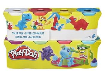 Aanbiedingen Play-Doh voordeelpak 4+4 potjes - Play-Doh - Geldig van 22/04/2017 tot 07/05/2017 bij ToyChamp