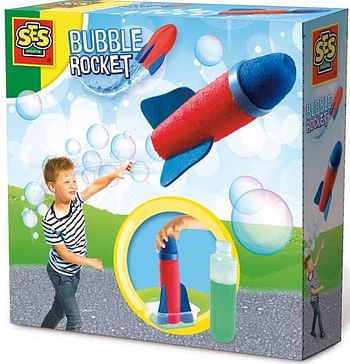 Aanbiedingen SES Outdoor Bubble rocket - spoor van bellen - SES - Geldig van 22/04/2017 tot 07/05/2017 bij ToyChamp