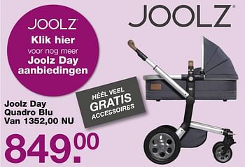 Aanbiedingen Joolz day quadro blu - Joolz - Geldig van 09/04/2017 tot 24/04/2017 bij Baby & Tiener Megastore