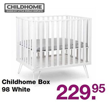 Aanbiedingen Childhome box - Childhome - Geldig van 09/04/2017 tot 24/04/2017 bij Baby & Tiener Megastore