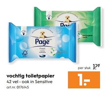 Aanbiedingen Vochtig toiletpapier - Page - Geldig van 15/04/2017 tot 26/04/2017 bij Blokker