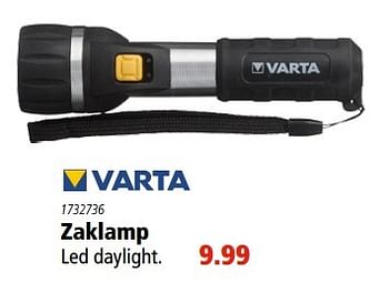 Aanbiedingen Zaklamp led daylight. - Varta - Geldig van 13/04/2017 tot 26/04/2017 bij Marskramer