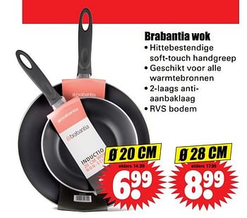 Aanbiedingen Brabantia wok - Brabantia - Geldig van 23/04/2017 tot 29/04/2017 bij Lekker Doen