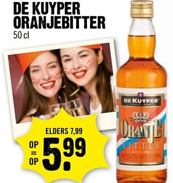 Aanbiedingen De kuyper oranjebitter - De Kuyper - Geldig van 23/04/2017 tot 29/04/2017 bij Dirk III