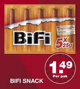 Aanbiedingen Bifi snack - Bifi - Geldig van 24/04/2017 tot 29/04/2017 bij Aldi