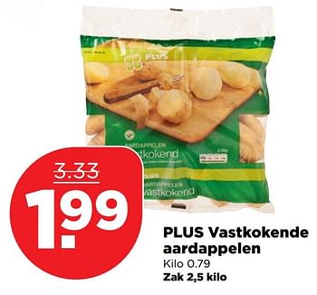 Aanbiedingen Plus vastkokende aardappelen - Huismerk - Plus - Geldig van 23/04/2017 tot 29/04/2017 bij Plus