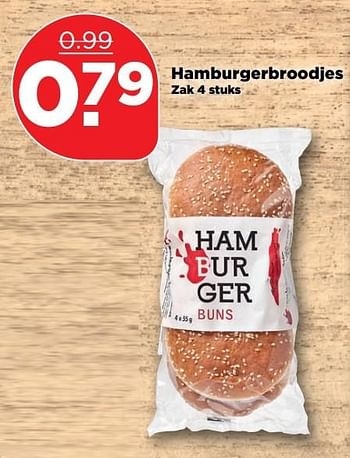 Aanbiedingen Hamburgerbroodjes - Huismerk - Plus - Geldig van 23/04/2017 tot 29/04/2017 bij Plus