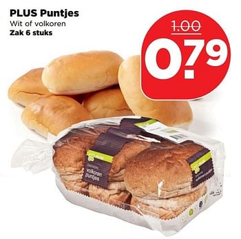 Aanbiedingen Plus puntjes - Huismerk - Plus - Geldig van 23/04/2017 tot 29/04/2017 bij Plus