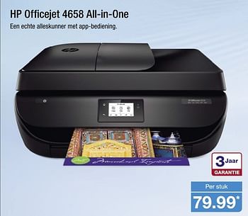 Aanbiedingen Hp officejet 4658 all-in-one - HP - Geldig van 24/04/2017 tot 29/04/2017 bij Aldi