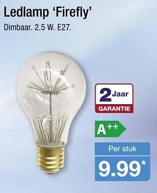 Aanbiedingen Ledlamp firefly - Huismerk - Aldi - Geldig van 24/04/2017 tot 29/04/2017 bij Aldi