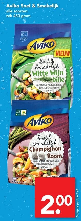 Aanbiedingen Aviko snel + smakelijk - Aviko - Geldig van 23/04/2017 tot 29/04/2017 bij Deen Supermarkten