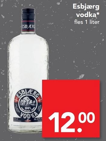 Aanbiedingen Esbjærg vodka - Esbjaerg - Geldig van 23/04/2017 tot 29/04/2017 bij Deen Supermarkten
